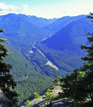 View of Suntop from Palisades Trail