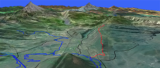 3D view of Green Ridge Trail #25