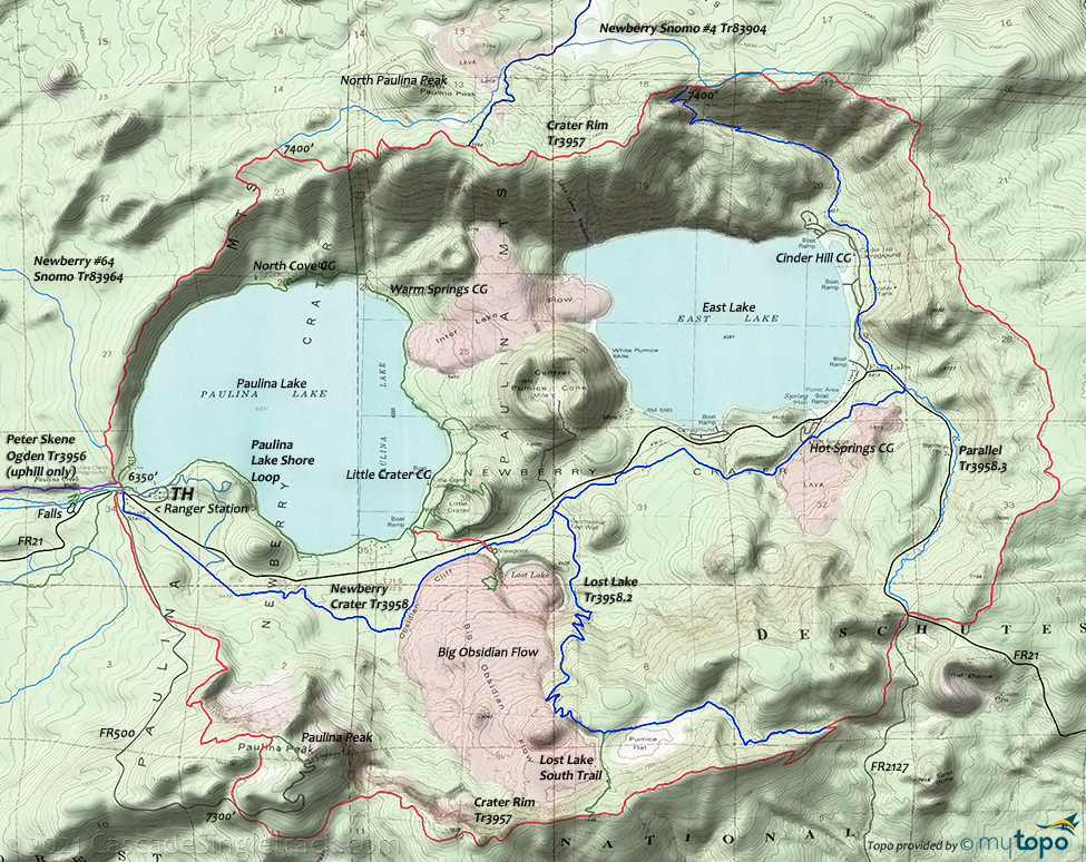 Newberry Crater Rim Trail #3957
