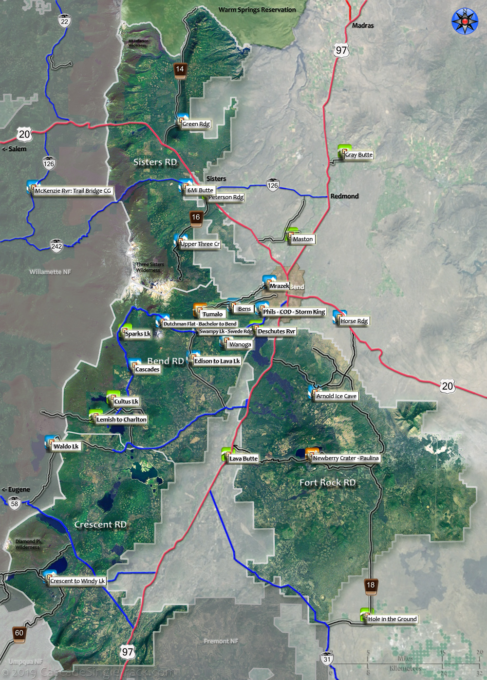 Deschutes National Forest Mountain Bike and Hiking Trails