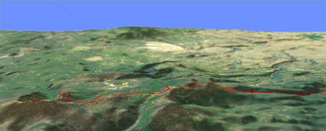 3D view of Antler Springs Trail #160