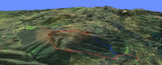 3D view of Campbell: Dead Horse Rim Trail #139