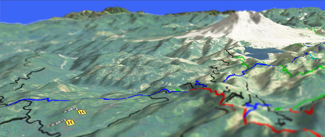 3D view of Boundary Trail #1