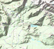 Klickitat Loop, Snowgrass, Nannie Ridge, Coleman Weedpatch, Walupt Lake, Pacific Crest Trail Topo Map