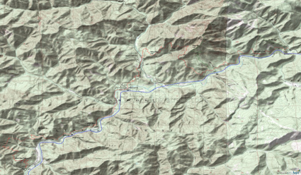 Wilson River Trail, Kings Mountain Area Topo Map