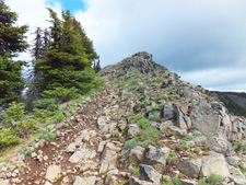 View of Lookout Mountain Trail near North Point