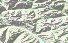 Rainbow Lake, Pacific Crest, North Creek, Purple Creek, Bridge Creek, McAlester Creek, South Creek, Copper Pass, Twisp Pass Trails Topo Map