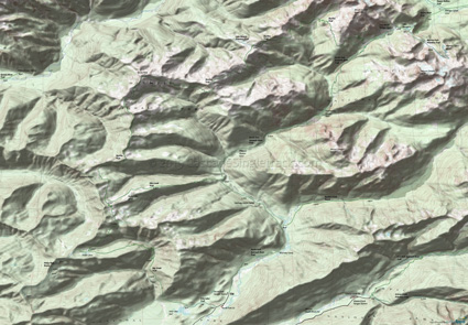 Skyline, North Fork Quinalt, Elip Creek, Rustler Creek, Finley Peak, Big Creek Trails Topo Map