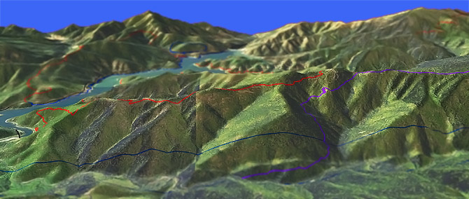 3D view of Stein Butte Trail #929