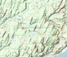 Mission Creek, 1.9 Mile, Deraileur-2, Overland, Nucleus, Tahuya River CCW Loop Topo Map