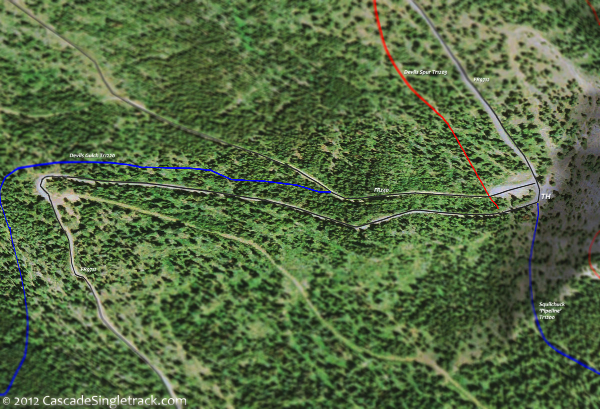 View of the Devils Gulch, Squilchuck FR9712 TH