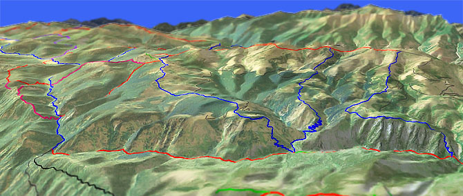 3D view of Tyee Ridge Trail #1415