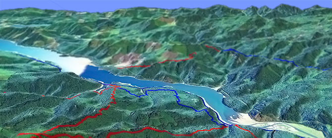 3D view of South Willamette Trail #3465