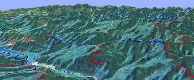 3D view of Tire Mountain Trail #3485