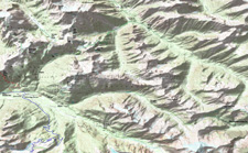 Tomyhoi Peak, Yellow Aster Butte, High Pass, Silesia Creek, Nooksack Cirque, Hannegan Pass, Red Mountain Mine Trails Topo Map
