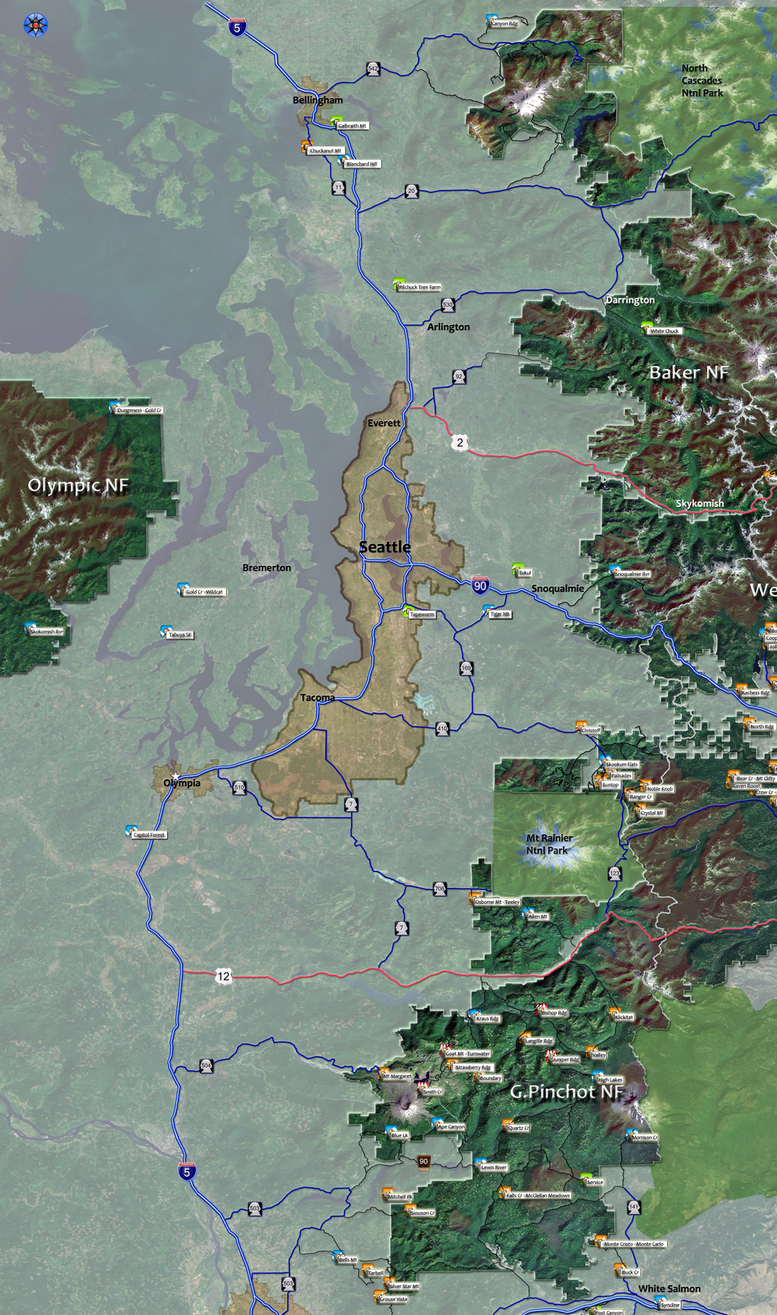 Wenatchee National Forest Mountain Biking Trails