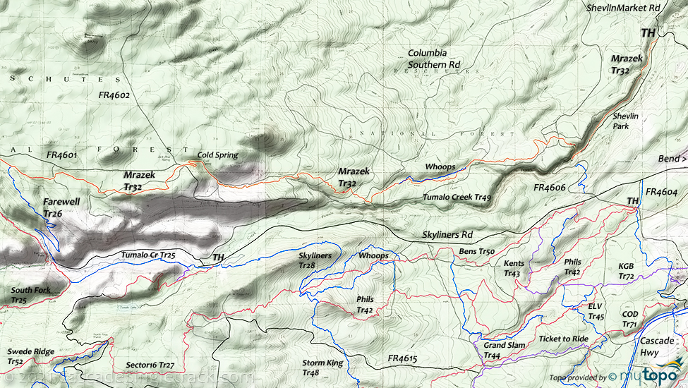 Mrazek Trail #32 Topo Map