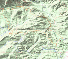  Mount Molly to Green Line CCW Loop Topo Map