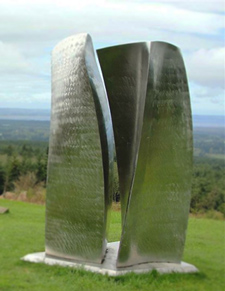 View of the Pilchuck Tree Farm Monument
