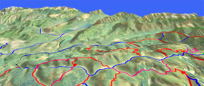 3D view of Mad Lake Trail #1409.1