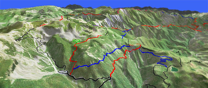 3D view of Pipeline Trail 1200