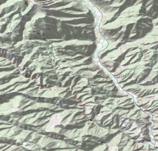 FR5700, FR5713 to Tyee Mountain Topo Map